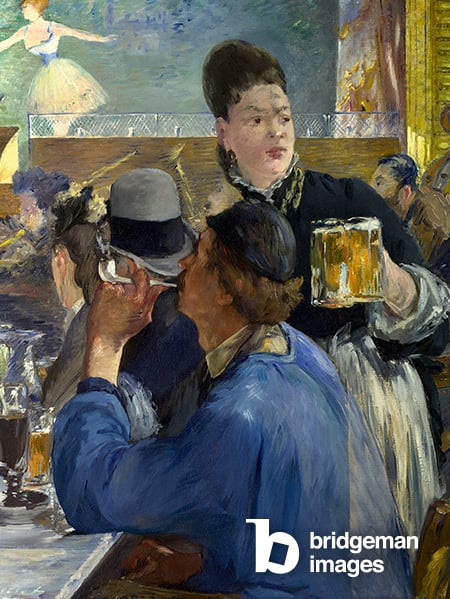 Corner of a Café-Concert, 1878-80 (oil on canvas), Edouard Manet, (1832-83)  National Gallery, London, UK  Bridgeman Images