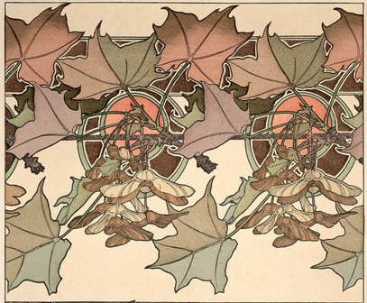 Plate 39 from Documents Decoratifs, 1902 (colour litho), Mucha, Alphonse Marie (1860-1939)  Mucha Trust  Bridgeman Images