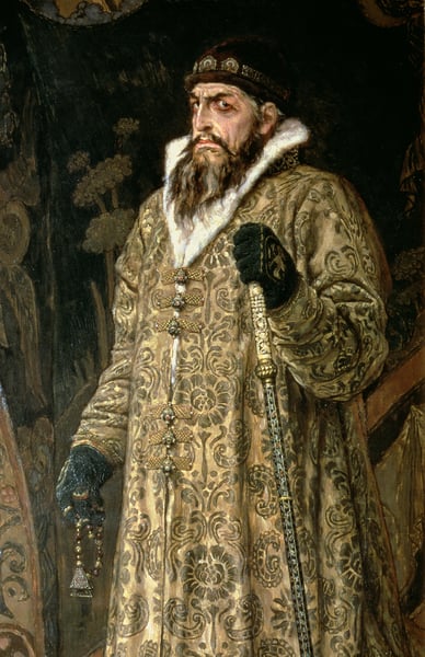 Image of Tsar Ivan IV Vasilyevich 'the Terrible' (1530-84) 1897 (oil on canvas) / Bridgeman Images