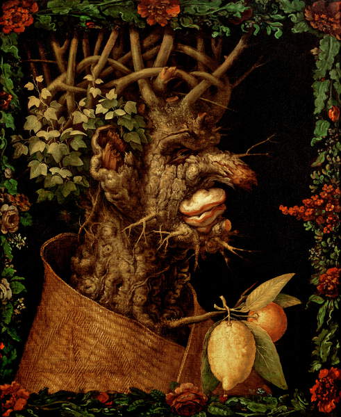 227164 Winter, 1573 (Paintings oil on canvas), Arcimboldo, Giuseppe (1527-93)  Louvre, Paris, France  Bridgeman Images