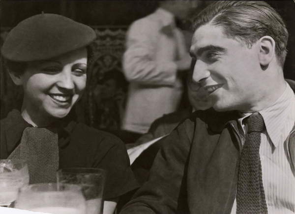 Capa, Robert and Taro, Gerda 1936  Photo © Fred Stein  Bridgeman Images