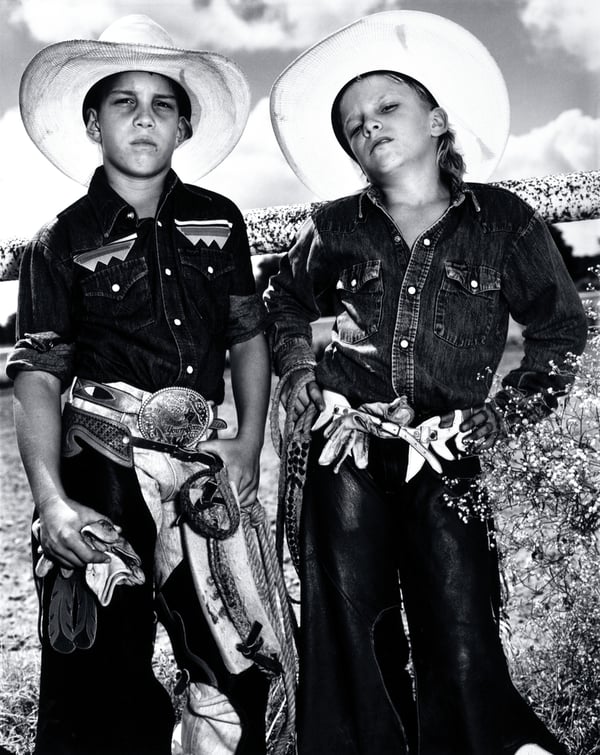 Craig Scamardo and Cheyloh Mather, Boerne, 1992 (gelatin silver print), Mark, Mary Ellen (b.1941)  Museum of Fine Arts, Houston, Texas, USA  © Museum of Fine Arts, Houston  Gift of Texas Monthly and the artist  Bridgeman Images