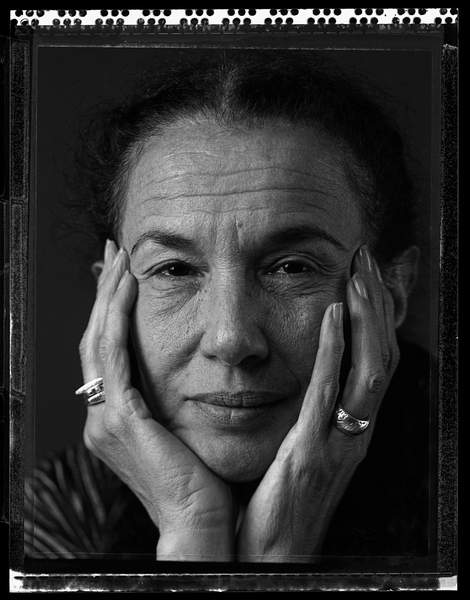 Portrait of American photographer Mary Ellen Mark. Photography, 1992, Paris  Photo © Philippe Vermes Artedia  Bridgeman Images 