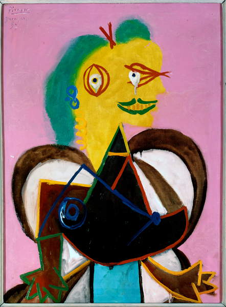 Portrait of Lee Miller by Pablo Picasso, Picasso, Pablo (1881-1973)  Photo © Derek Bayes  Bridgeman Images 