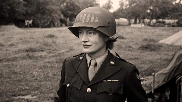 Portrait of Lee Miller, c.1943 (photo), American School, (20th century)  US Army Center of Military History, Virginia, USA  Prismatic Pictures  Bridgeman Images 