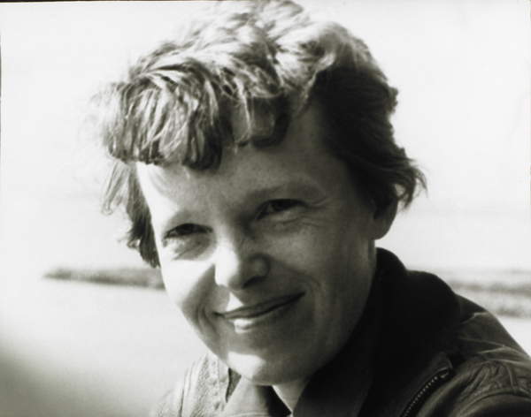 Amelia Earhart, c. 1937 (bw photo), American Photographer, (20th century)  Private Collection  J. T. Vintage  Bridgeman Images 