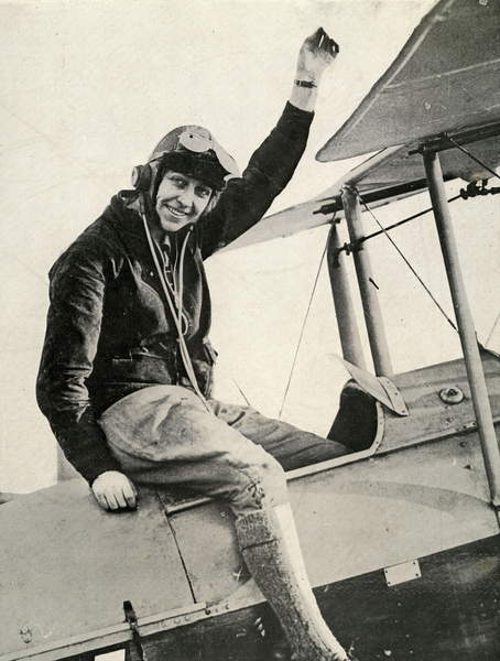 Amy Johnson British Aviatrice 1903 1941 Covered 6,800 kilometres in 20 days between London and Port Darwin, Australia Photograph from Le Monde Illustré magazine May 31, 1930  Collection Gregoire  Bridgeman Images 