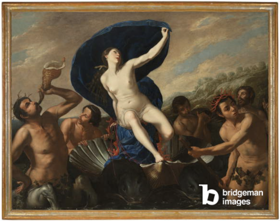 The Triumph of Galatea (oil on canvas), Artemisia Gentileschi &amp; associate / Private Collection / Photo © Christie&#39;s Images / Bridgeman Images