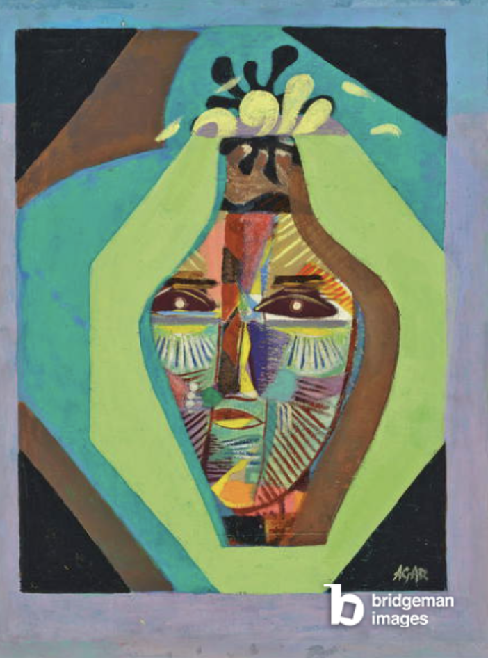 The Blossoming Head, 1944 (oil on canvas), Eileen Agar/ Private Collection / Photo © Christie&#39;s Images / © Estate of Eileen Agar. All rights reserved 2022 / Bridgeman Images