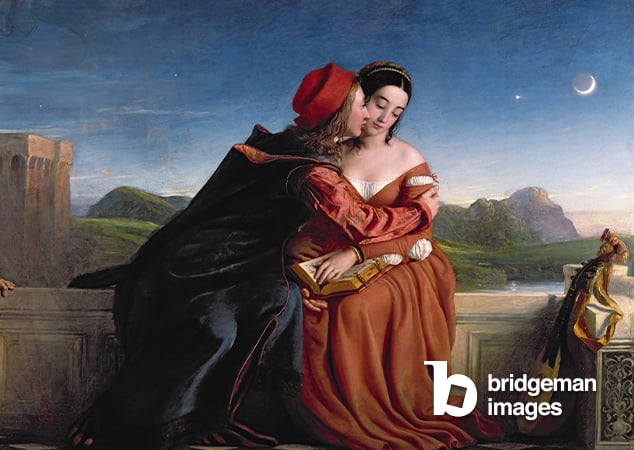 Francesca da Rimini, exh. 1837 (oil on canvas), William Dyce, (1806-64) © National Galleries of Scotland  Bridgeman Images