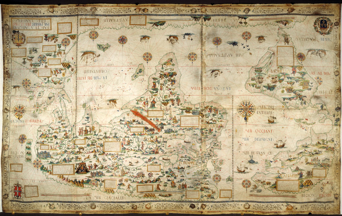The Art of Cartography: Maps designed by people who never saw the globe ...