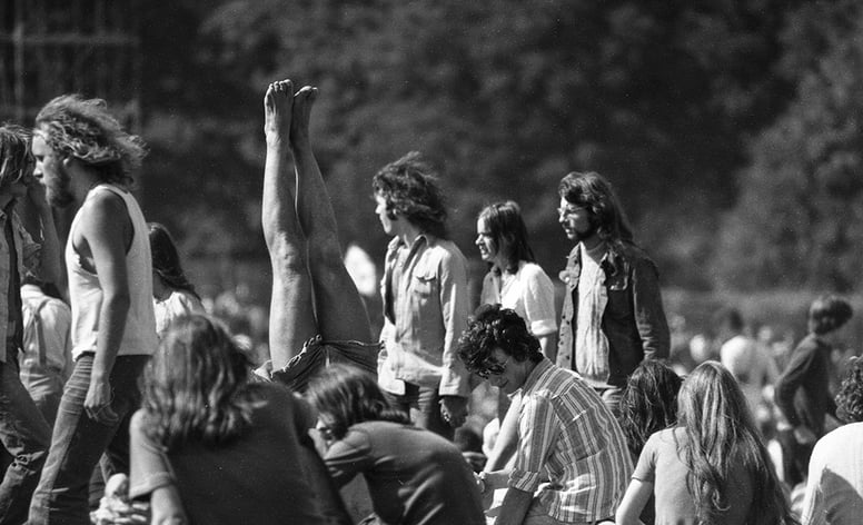 Knebworth Festival 1974 / Photo © Bill Smith / Bridgeman Images
