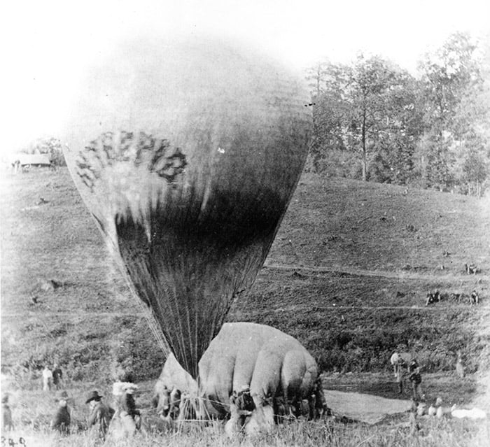 Balloon near Gaines' Mill, Virginia, 1862