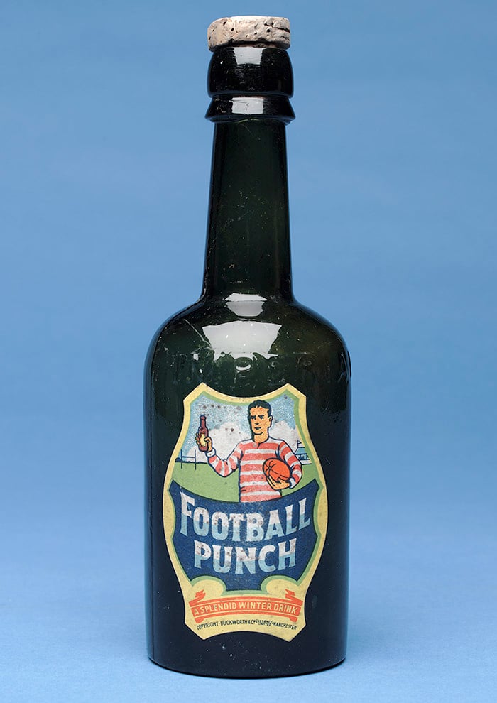 Bottle of Football Punch (mixed media), English School / National Football Museum, Manchester, UK