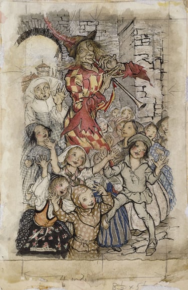 The Pied Piper and the Children
