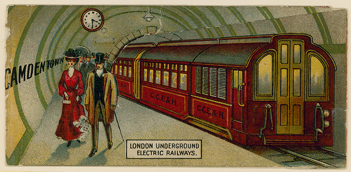 First electric hot sale underground train