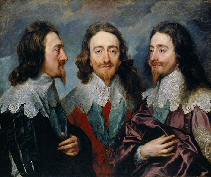 Charles I in three positions, 1635 by Sir Anthony van Dyck/ The Royal Collection © Her Majesty Queen Elizabeth II, 2017