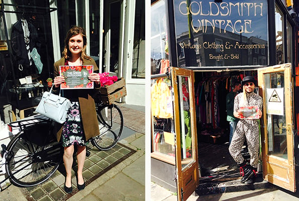 Left: Charlotte Proctor Smith - Bridgeman Studio Right: Goldsmith Vintage in Portabello Road, UK show us their entry