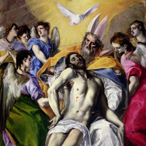 The Trinity / El Greco (Domenico Theotocopuli) / Prado, Madrid, Spain / Bridgeman Images