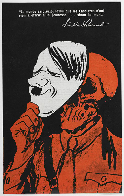 Satirical picture on the subject of Adolf Hitler.