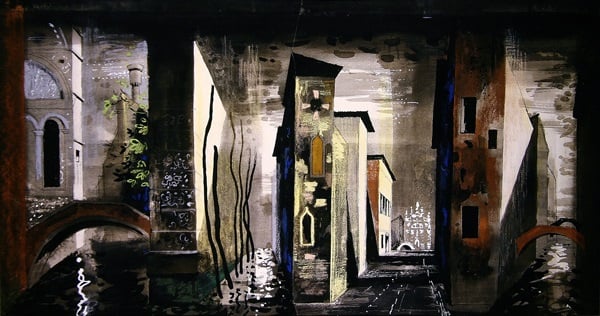 Death in Venice (mixed media) by John Piper © Agnew's