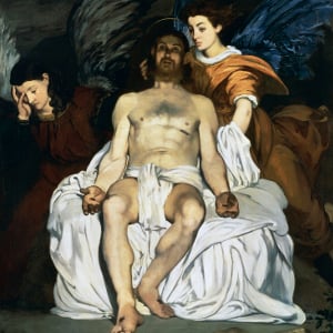 The dead Christ and angels / Edouard Manet / De Agostini Picture Library / Bridgeman Images