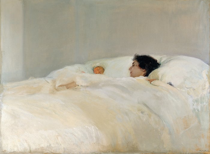 Mother, 1895 (oil on canvas),Joaquin Sorolla y Bastida, (1863-1923) / Museo Sorolla, Madrid, Spain 