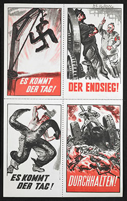 Four Nazi Propaganda Poster.