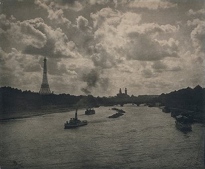 Paris: the Seine, 1896 (gelatin silver print)