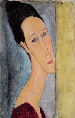 Portrait of Jeanne Hebuterne, 1918 (oil on canvas)