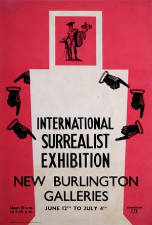 Poster advertising the International Surrealist Exhibition Max Ernst (1891-1976)