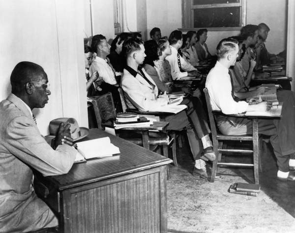 School Segregation, 1948, Photograph, 1948. / Granger / Bridgeman Images