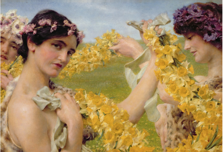  When Flowers Return, c.1911 by Sir Lawrence Alma-Tadema. Photo © Peter Nahum at The Leicester Galleries, London
