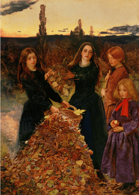 Autumn Leaves, 1856 (oil on canvas), Millais, John Everett (1829-96) / Manchester Art Gallery, UK 