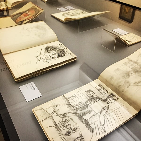 sketchbooks-lucian-freud-national-portrait-gallery