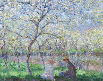 Springtime, 1886 by Claude Monet (1840-1926) / Fitzwilliam Museum, University of Cambridge, UK / Bridgeman Images