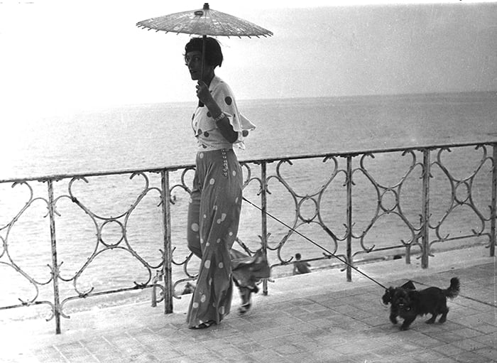 The French Riviera, c.1925 (b/w photo) © Leemage