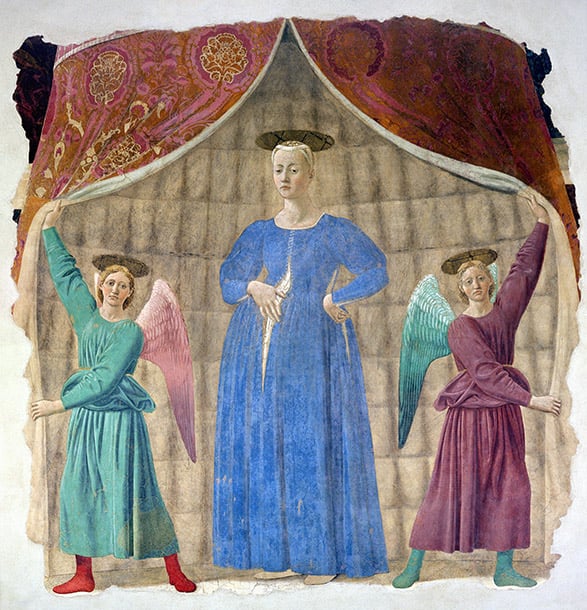The Madonna del Parto, c.1450-70 (post restoration) by Piero della Francesca