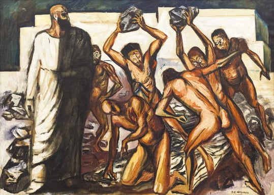 The-Martyrdom-of-Saint-Stephen-1944-oil-on-canvas-Orozco-Jose-Clemente-1883-1949-Vatican-Museums-and-Galleries-Vatican-City-Photo-©-Stefano-Baldini-Bridgeman-Images.jpg