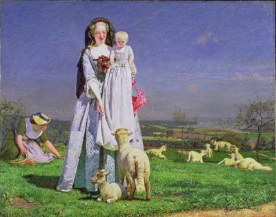 The Pretty Baa-Lambs, 1851-59 by Ford Madox Brown (1821-93) / Birmingham Museums and Art Gallery / Bridgeman Images