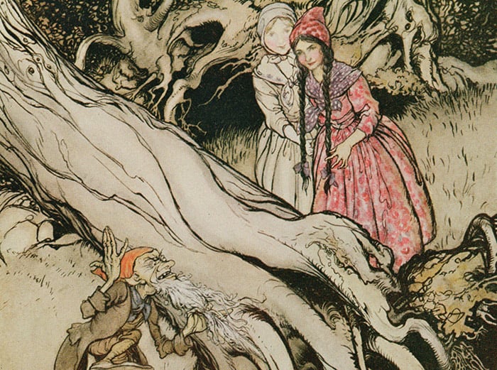 Illustration from 'Snow White and Rose Red'