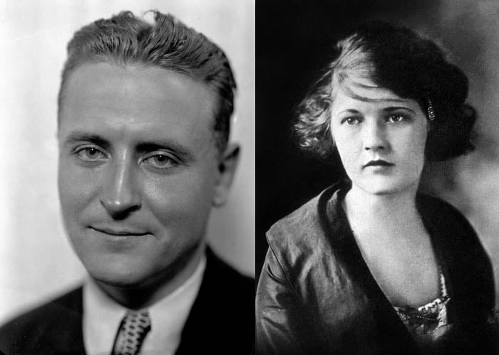 Left: F. Scott Fitzgerald (1896-1940) Roger-Viollet, Paris Right: Zelda Fitzgerald, 1919 by American Photographer 