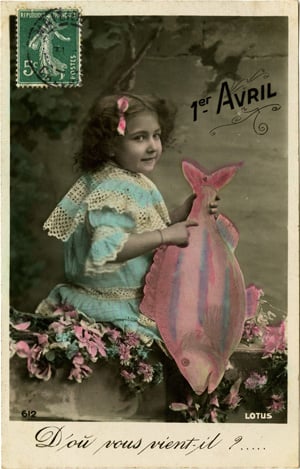 April Fool's Day (coloured photo), French Photographer