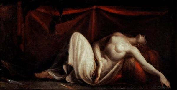 Assassinated Woman and the Furies (oil on canvas) by Fuseli, Henry (Fussli, Johann Heinrich) (1741-1825); Kunsthaus, Zurich, Switzerland; Swiss,