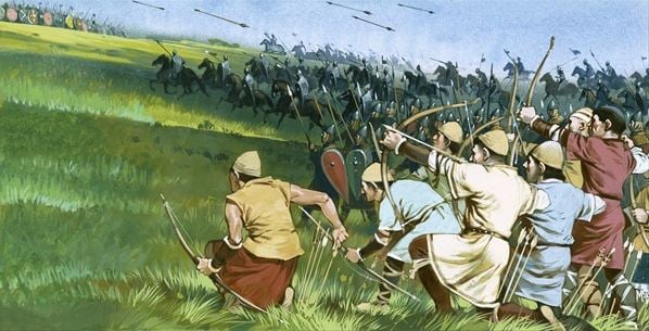 battle-hastings-cavalry-arrows