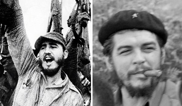 UIG529141 Fidel Alejandro Castro Ruz (born August 13, 1926) is a communist Cuba n politician; Universal History Archive/UIG; out of copyright; Che Guevara in Zanzibar to support their revolution, 1964 (b/w photo), Oswald Jones (1929-98) / Private Collection / © Estate of Oswald Jones 