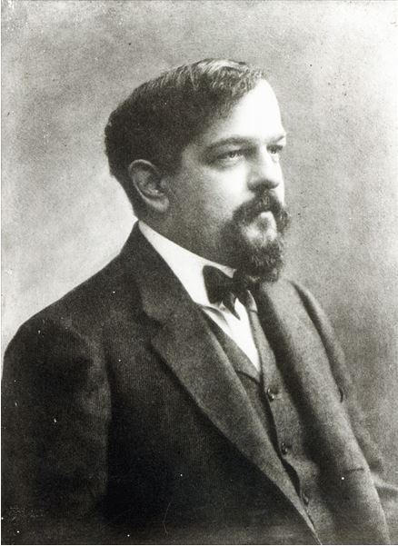 Claude Debussy, c.1908 (b/w photo), Nadar, (Gaspard Felix Tournachon) (1820-1910) / Private Collection 