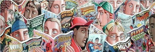 Comic Strip (acrylic on canvas on corrugated wood support), PJ Crook / Private Collection