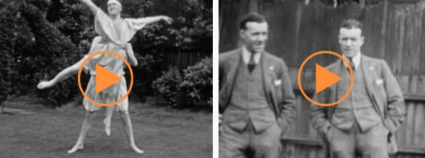 Left: Scenes From Manchester School Of Art, 1929 Right: Trick photography at the Manchester Art School, 1929