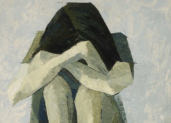 Depression II, 1975 (oil on board) by Marion Patrick (1940-93) 